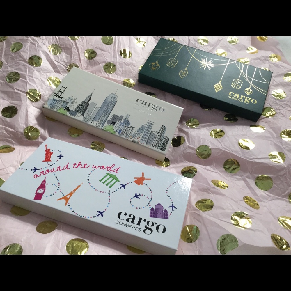 New! 3 Cargo eyeshadow palettes, selling as a set